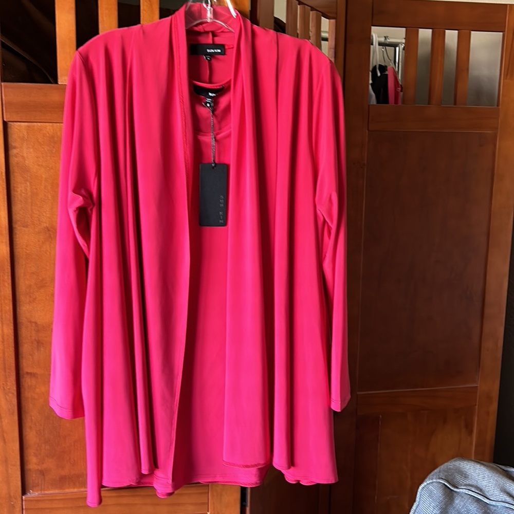 NWT SUN KIM Long Tank Dress (size S) and Jacket (size M)